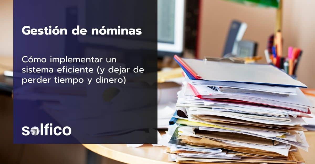 gestión nóminas eficiente